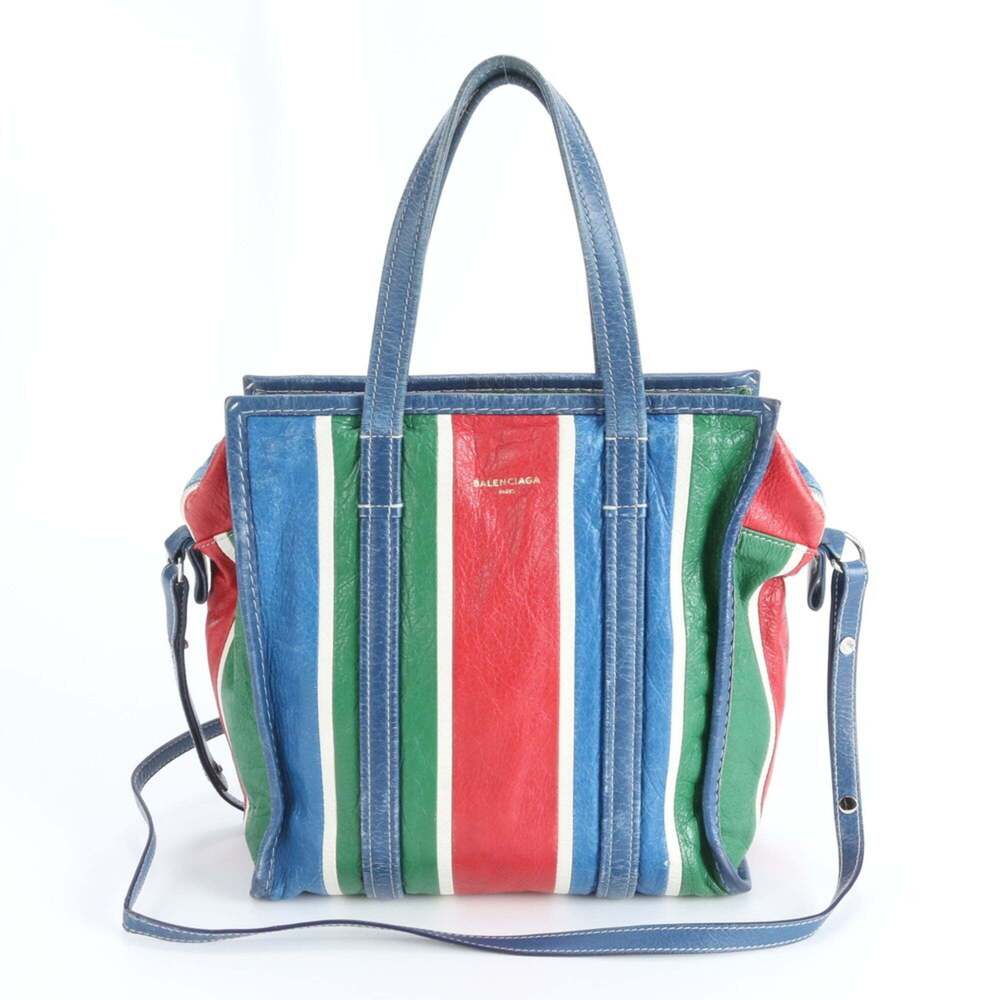 Balenciaga Bazaar leather tote bag shoulder handbag for women